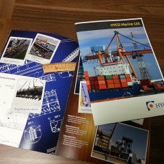 A4 brochure with glossy cover