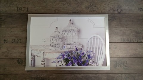 Photography on canvas with frame