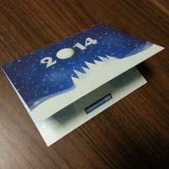 Postcard А6 Ice Silver paper